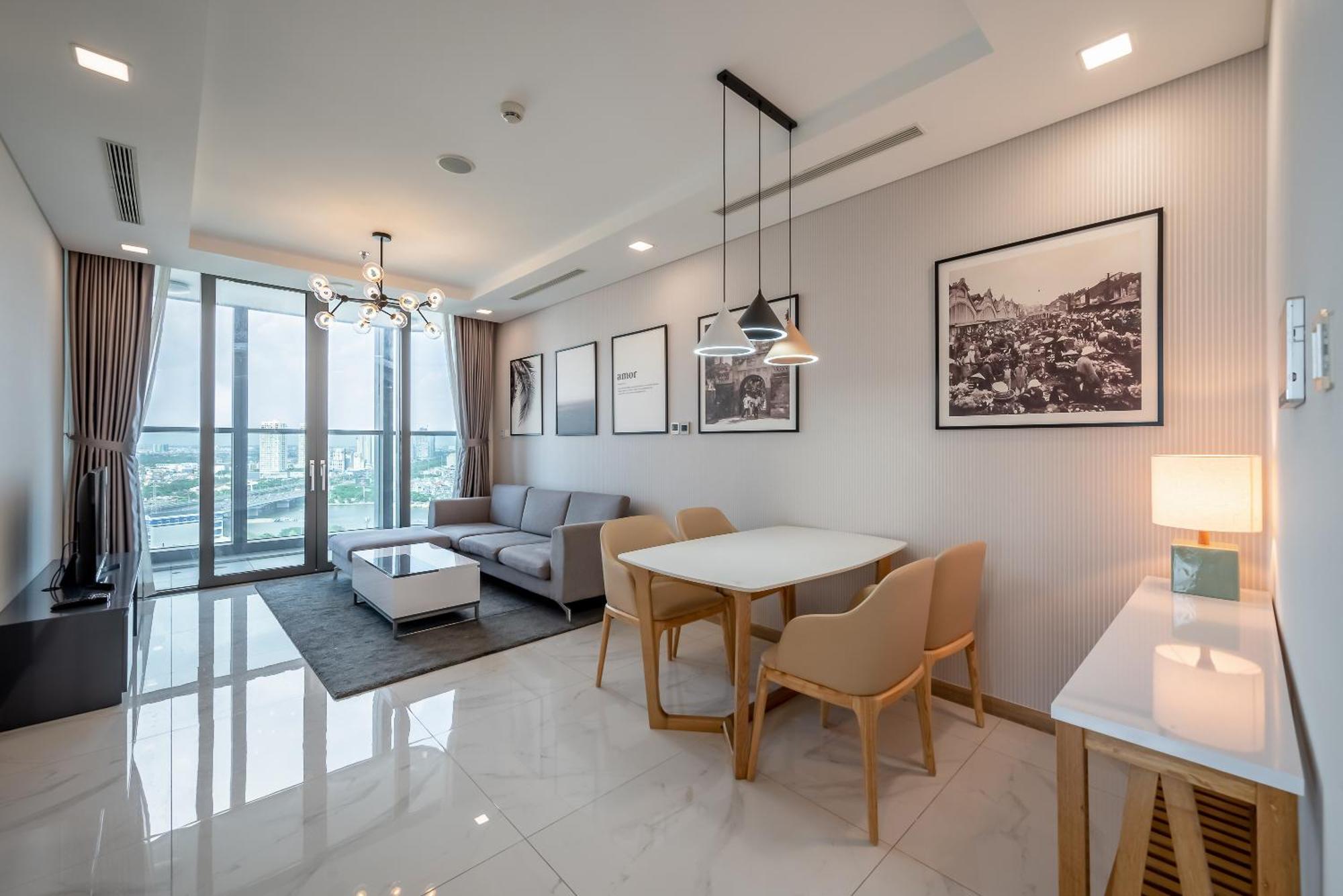 Vinhome Central Park Apartment Хошимин Экстерьер фото